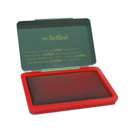 Tampon Artline Ehp-3 Rojo Base De Plastico 67x106 mm