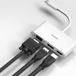 Hub USB D-Link DUB-V310 Blanco
