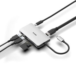 Hub USB 3 Puertos D-Link DUB-M610 100 W