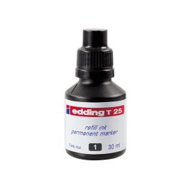 Tinta Edding T 25 Blanco Negro (1 unidad)