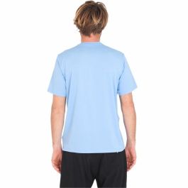 Camiseta de Manga Corta Hombre Hurley Halfer Gradient UPF Azul