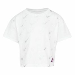 Camiseta de Manga Corta Infantil Nike Sb Icon Blanco