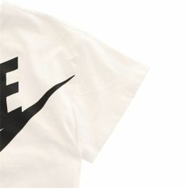 Camiseta de Manga Corta Infantil Nike Icon Futura Blanco