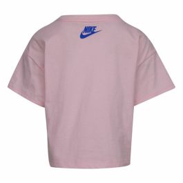 Camiseta de Manga Corta Infantil Nike Knit Girls Rosa