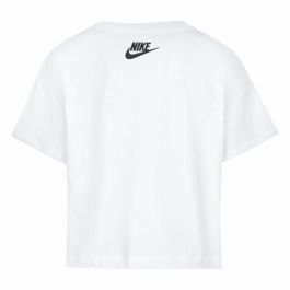 Camiseta de Manga Corta Infantil Nike Knit Blanco