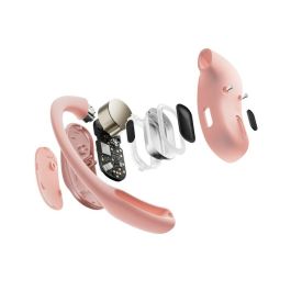 Shokz OpenFit Air Auriculares Inalámbricos Deportivos para Llamadas y Música en Color Rosa
