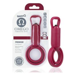 Anillo Vibrador para el Pene The Screaming O Omego Granate Anillo Vibrador para el Pene The Screaming O Omego Granate