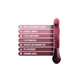 Vibrador Punto G Blush Temptasia Rojo