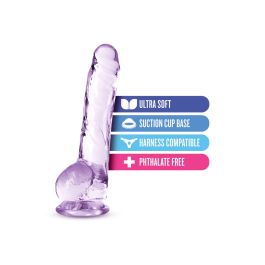 Dildo Blush Naturally Yours Morado Ø 3,3 cm