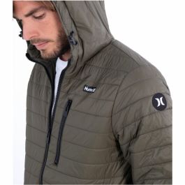 Chaqueta Deportiva para Hombre Hurley Balsam Quilted Packable Verde