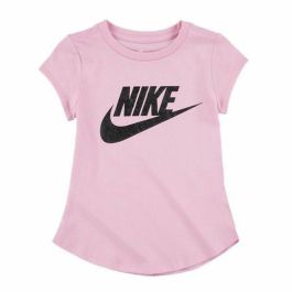 Camiseta de Manga Corta Infantil Nike Futura SS Rosa