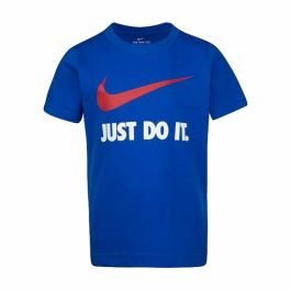 Camiseta de Manga Corta Infantil Nike NKB Swoosh Azul Precio: 30.94999952. SKU: S6484996