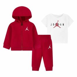 Conjunto Deportivo para Bebé Jordan Essentials Fleeze Box Blanco Rojo Precio: 58.94999968. SKU: S64122503