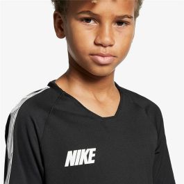 Camiseta de Manga Corta Infantil Nike Breathe Dri-FIT Squad Negro