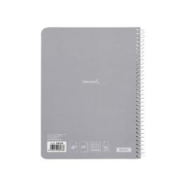 Cuaderno Espiral Liderpapel Cuarto Smart Tapa Blanda 40H 60 gr Cuadro 4 mm Con Margen Colores Surtidos 20 unidades