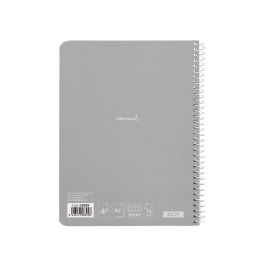 Cuaderno Espiral Liderpapel Cuarto Witty Tapa Dura 80H 75 gr Cuadro 3 mm Con Margen Colores Surtidos 10 unidades