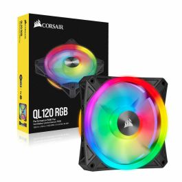 CORSAIR Ventilador QL120 RGB - Diámetro 120 mm - Ventilador RGB (CO-9050097-WW)