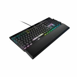 Teclado Bluetooth Corsair K70 MAX RGB Negro Gris Francés AZERTY