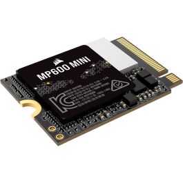 SSD Interno - CORSAIR - MP600 Mini 1 TB M.2 2230 NVMe PCIe x4 Gen4 2 SSD - Hasta 4.800 MB/Seg - 3D TLC NAND Alta Densidad - Negro