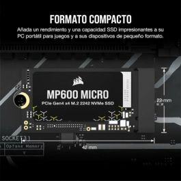 Ssd Corsair Mp600 Micro 1Tb M.2 (2242) Nvme Pcie (CSSD-F1000GBMP600MCR)