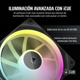 Corsair CO-9051025-WW sistema de refrigeración para ordenador Carcasa del ordenador Ventilador 12 cm Negro 1 pieza(s)