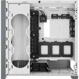 Case de PC - Corsair - ICUE 5000D RGB Airflow - Torre central - 3 AF120 RGB Elite - Fans blancos