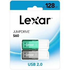 Memoria USB Lexar JUMPDRIVE S60 Verde Gris 128 GB