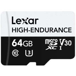 Lexar High-Endurance 64 GB MicroSDXC UHS-I Clase 10 Precio: 16.50000044. SKU: B1EWNMMMMY