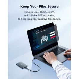Lexar External Portable Ssd 1Tb,Usb3.2 Gen2*2 Up To 2000Mb/S Read And 1800Mb/S Write