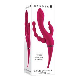 Dildo Gender X Four by Four Rojo