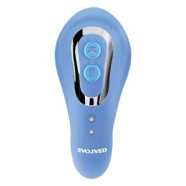 Vibrador Punto G Evolved Tap & Thrust Azul