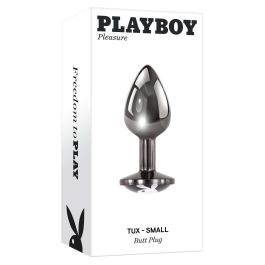 Plug Anal Playboy Plateado (6,3 cm)