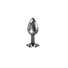 Plug Anal Playboy Plateado (6,3 cm)