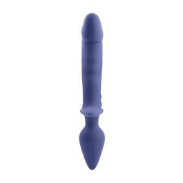 Vibrador Anal Negro Gender X Dual Defender Morado