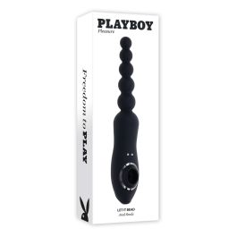 Vibrador Anal Negro Playboy Let it Bead Negro