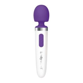 Mini Varita Aqua Blanca y Lila Bodywand Multi Function Wands Morado