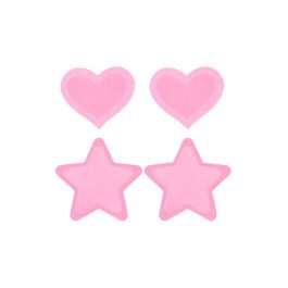 Pezoneras Peekaboo Rosa Talla única Corazones Estrellas Precio: 35.95000024. SKU: B16BHFSMXT