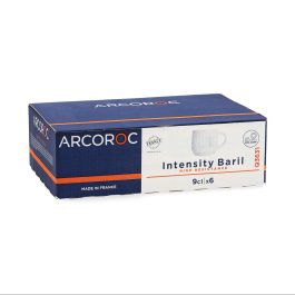 Set 6 Tazas Zenix Intensity Baril Arcoroc 9 cL