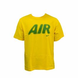Camiseta de Manga Corta Hombre Nike Air Verde Amarillo