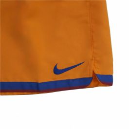 Pantalones Cortos Deportivos para Niños Nike FC Barcelona Third Kit 07/08 Fútbol Naranja