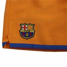 Pantalones Cortos Deportivos para Niños Nike FC Barcelona Third Kit 07/08 Fútbol Naranja