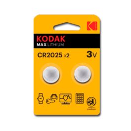 Pilas Litio CR2025 Kodak ULTRA MAX LITHIUM 3V (2 uds) Gris Precio: 5.50000055. SKU: S0420923