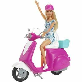 Muñeca Barbie Y Su Scooter Gbk85 Mattel