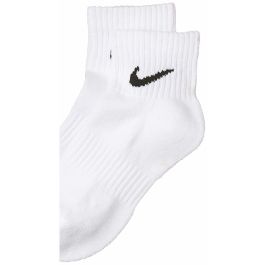 Calcetines Deportivos Nike EVERYDAY CUSHIONED SX7667 100 B Blanco