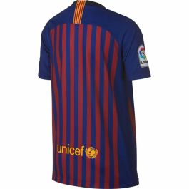 Camiseta de Fútbol de Manga Corta para Niños Nike FC Barcelona 18/19 Local
