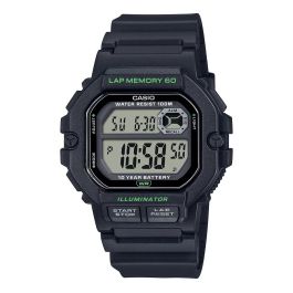 Reloj Hombre Casio ILLUMINATOR Negro (Ø 44,5 mm) Precio: 66.50000038. SKU: B1AEVZ92G6