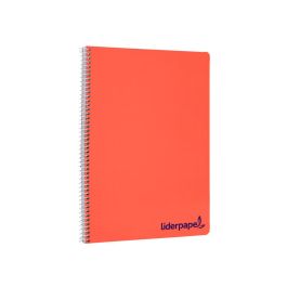 Cuaderno Espiral Liderpapel A4 Wonder Tapa Plastico 80H 90 gr Pauta Estrecha 2,5 mm Con Margen Colores Surtidos 10 unidades