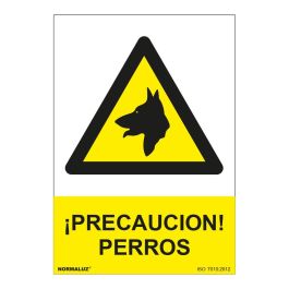 Señal peligro precaución perros pvc 0,7mm 210x300mm normaluz Precio: 1.49999949. SKU: B1943PAGQN