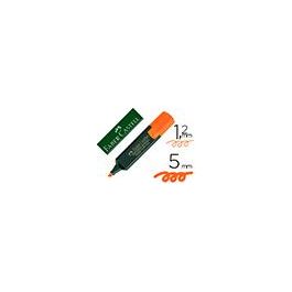 Rotulador Faber Fluorescente 48-15 Naranja 10 unidades