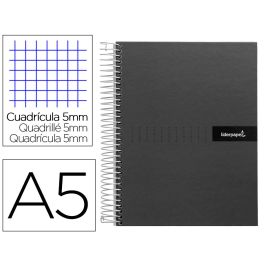 Cuaderno Espiral Liderpapel A5 Micro Crafty Tapa Forrada 120H 90 gr Cuadro 5 mm 5 Bandas6 Taladros Color Negro Precio: 5.6748999153. SKU: B1JK3ZMFN5